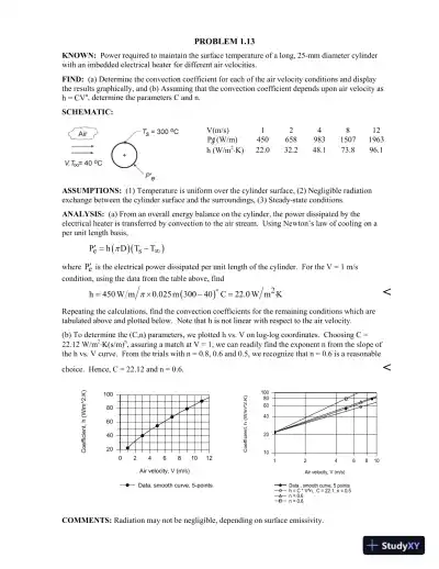 Solution Manual For Fundamentals of Heat and Mass Transfer, 8th Edition - Page 16 preview image