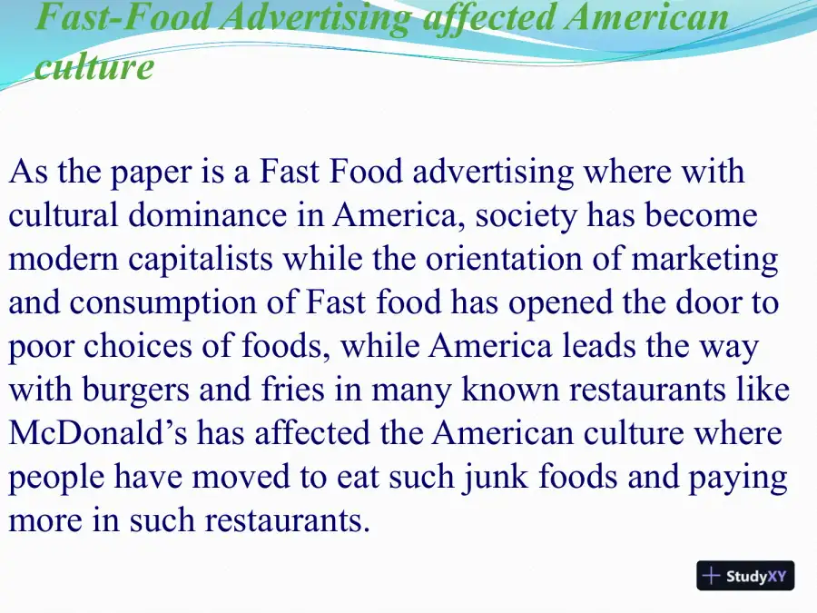 Fast Foods Industry Advertising, page 4
