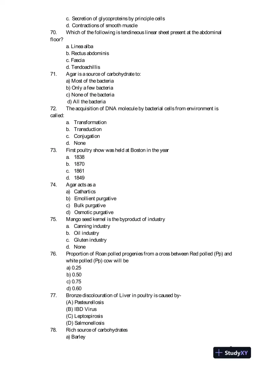 Nursing Diagnosis Practice Exam With Answers (1002 Solved Questions), page 10
