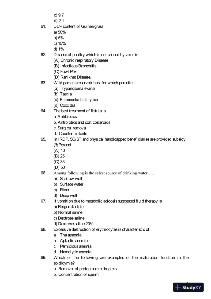 Nursing Diagnosis Practice Exam With Answers (1002 Solved Questions), page 9