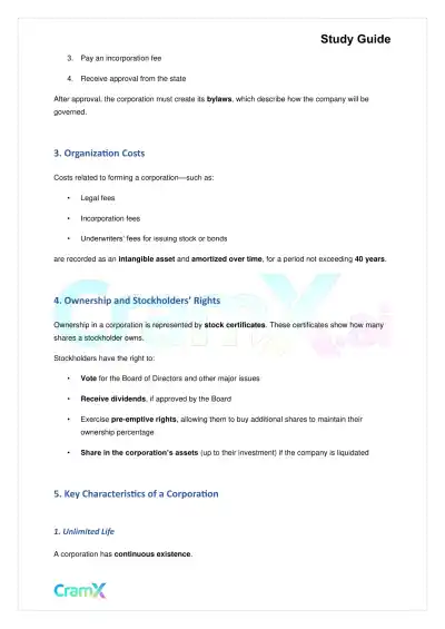 Accounting Principles II – Corporations - Page 2 preview image