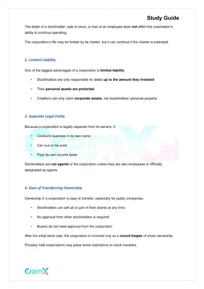 Accounting Principles II – Corporations - Page 3 preview image
