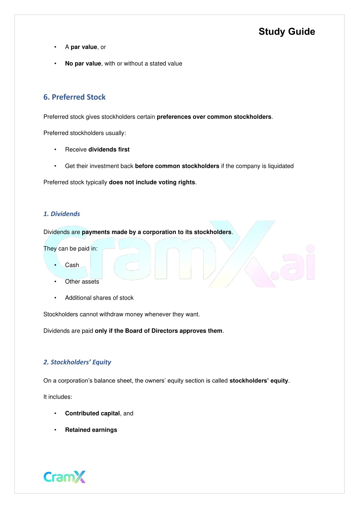 Accounting Principles II – Corporations - Page 7 preview image