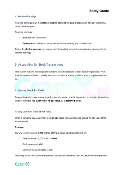 Accounting Principles II – Corporations - Page 8 preview image