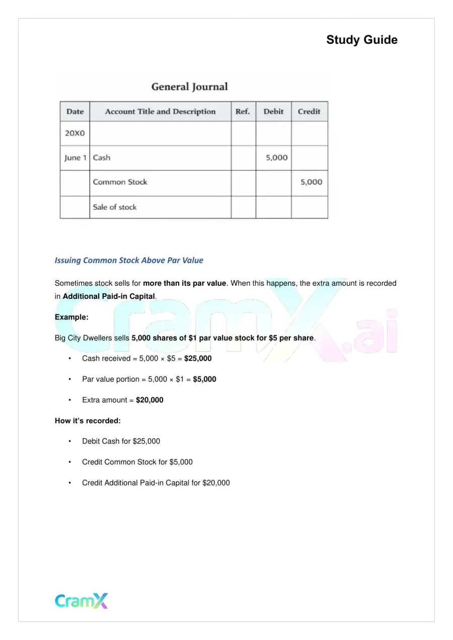 Accounting Principles II – Corporations, page 9