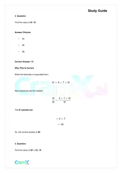Algebra II – Additional Topics - Page 4 preview image