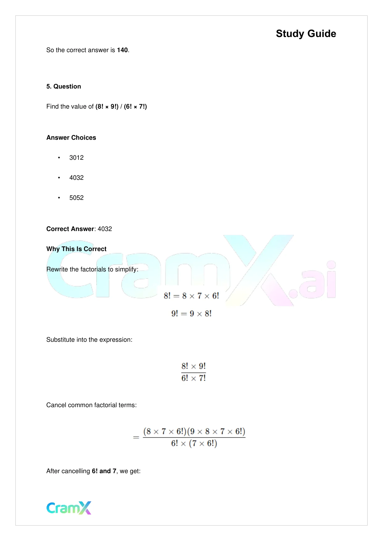 Algebra II – Additional Topics - Page 7 preview image