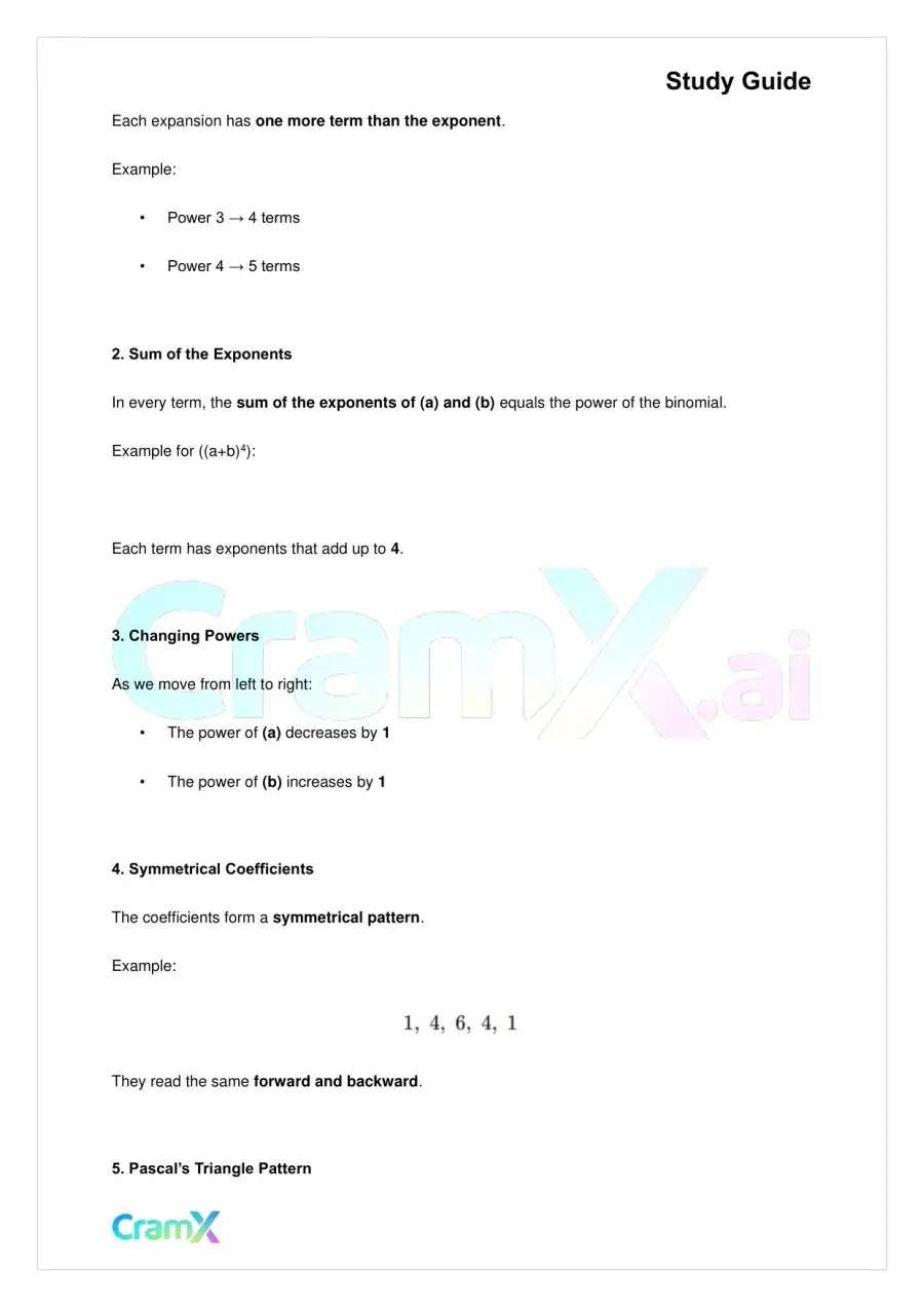 Algebra II – Additional Topics, page 9