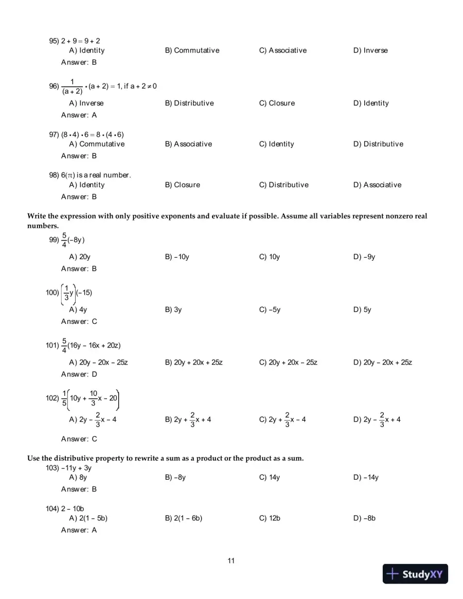 Test Bank For Essentials of College Algebra, 12th Edition, page 13