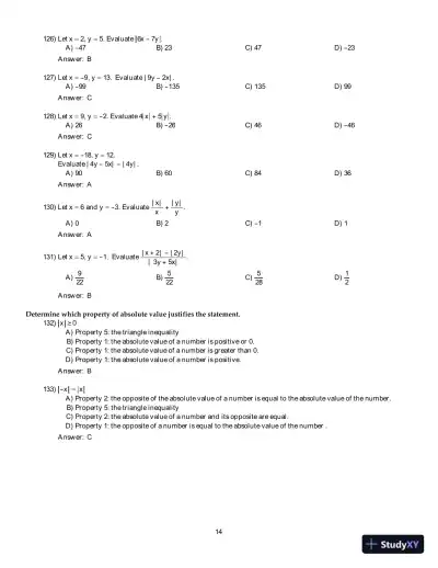 Test Bank For Essentials of College Algebra, 12th Edition - Page 16 preview image