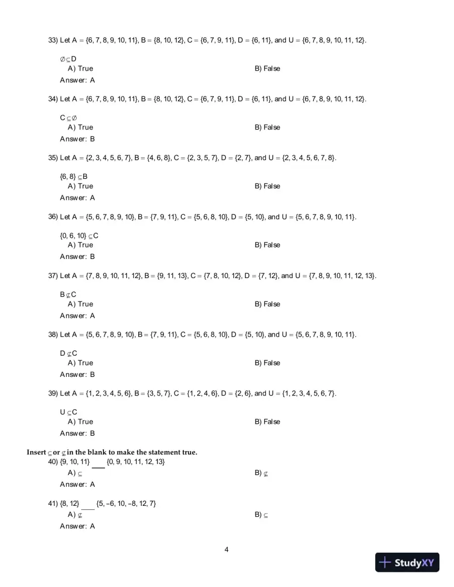 Test Bank For Essentials of College Algebra, 12th Edition, page 6