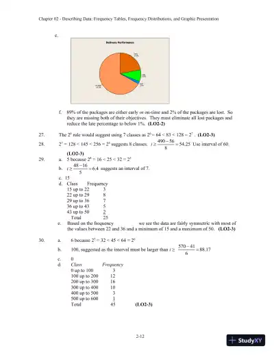 Solution Manual For Statistical Techniques In Business And Economics, 16th Edition - Page 16 preview image