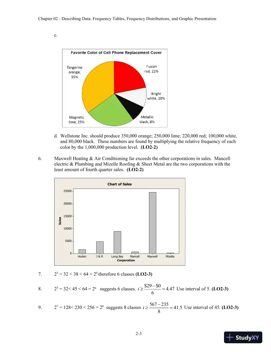Solution Manual For Statistical Techniques In Business And Economics, 16th Edition, page 7