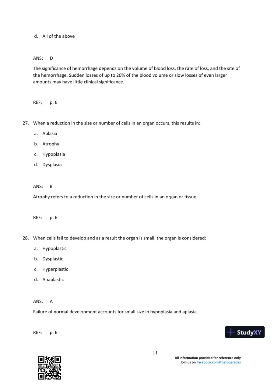 Comprehensive Radiographic Pathology 5th Edition Test Bank, page 12