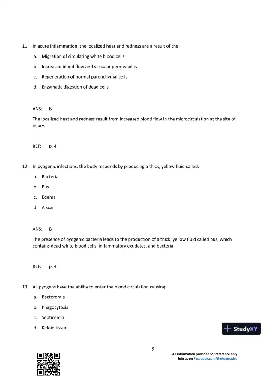 Comprehensive Radiographic Pathology 5th Edition Test Bank, page 6