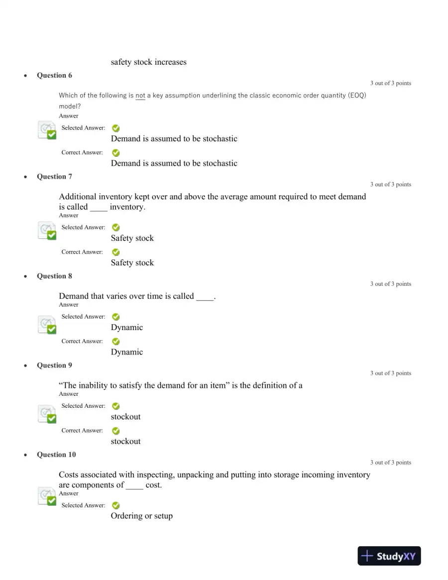 Inventory Management and Aggregate Planning in Operations, page 3