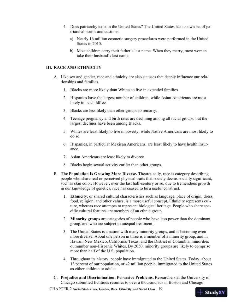 Class Notes for Exploring Marriages and Families, 3rd Edition, page 22