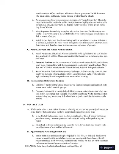 Class Notes for Exploring Marriages and Families, 3rd Edition - Page 24 preview image
