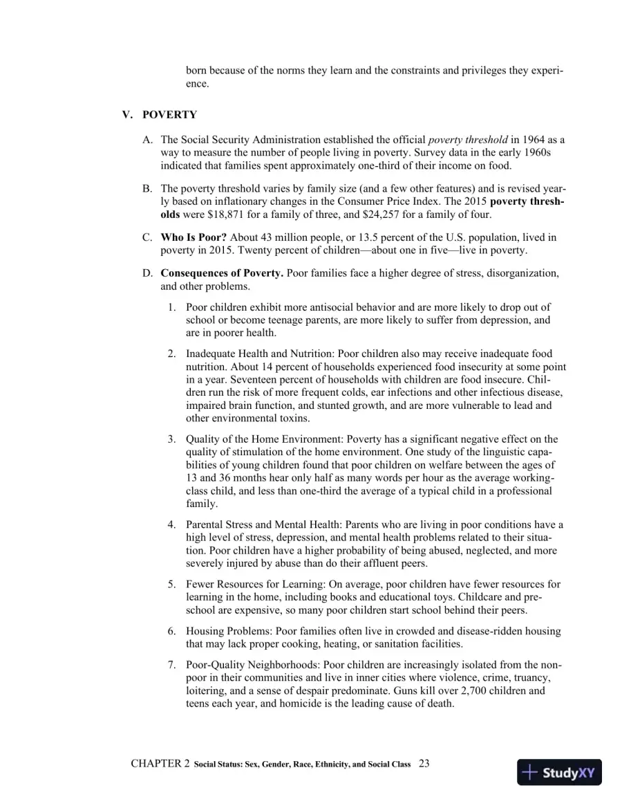 Class Notes for Exploring Marriages and Families, 3rd Edition, page 26