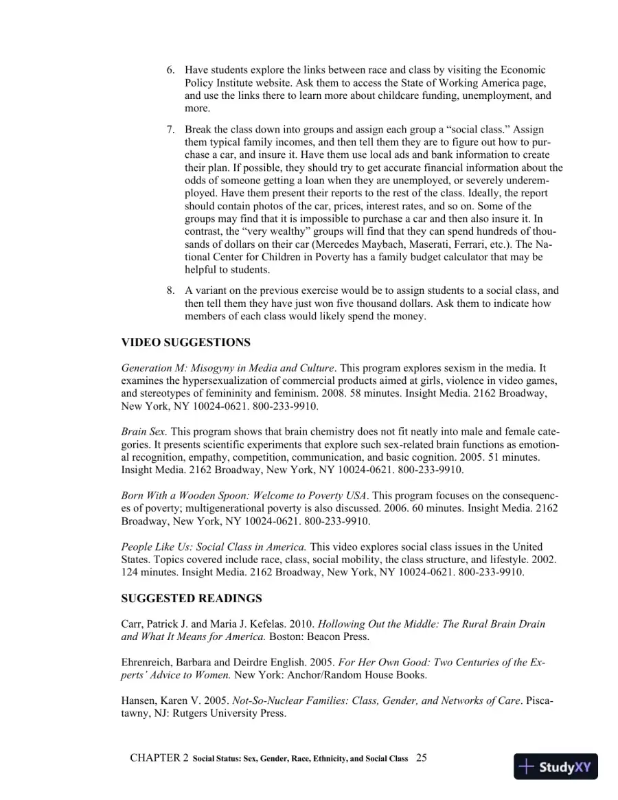 Class Notes for Exploring Marriages and Families, 3rd Edition, page 28