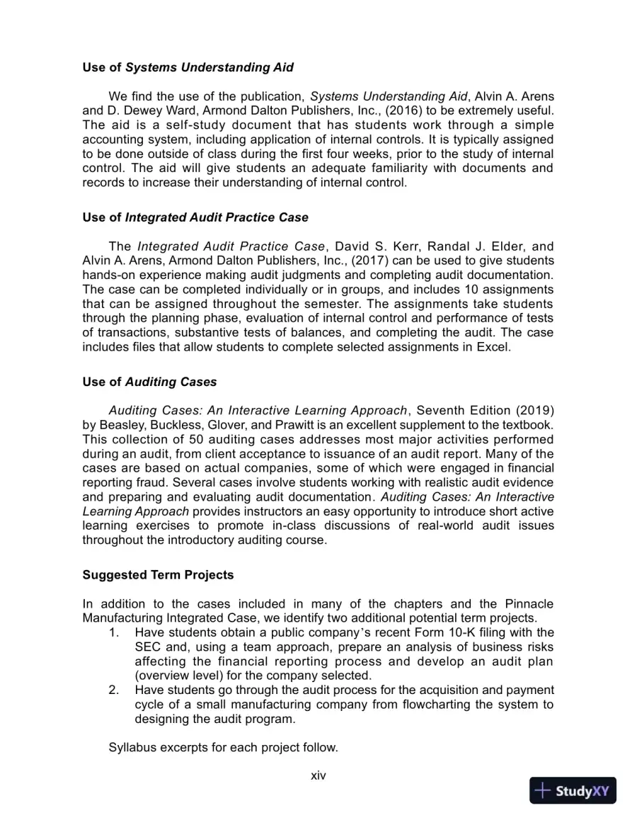Lecture Notes for Auditing and Assurance Services, 17th Edition, page 17