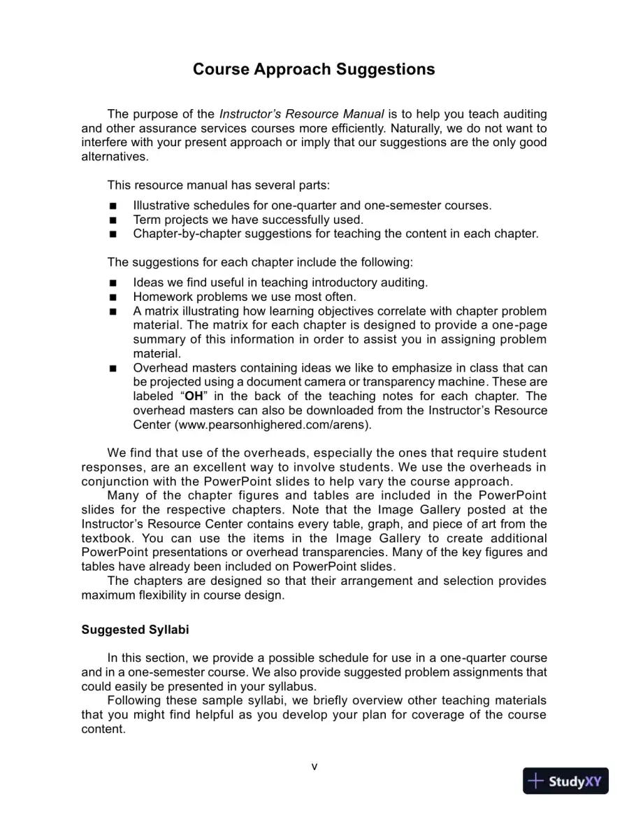 Lecture Notes for Auditing and Assurance Services, 17th Edition, page 8