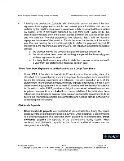 Intermediate Accounting, Volume 2, 10th Canadian Edition Lecture Notes - Page 10 preview image