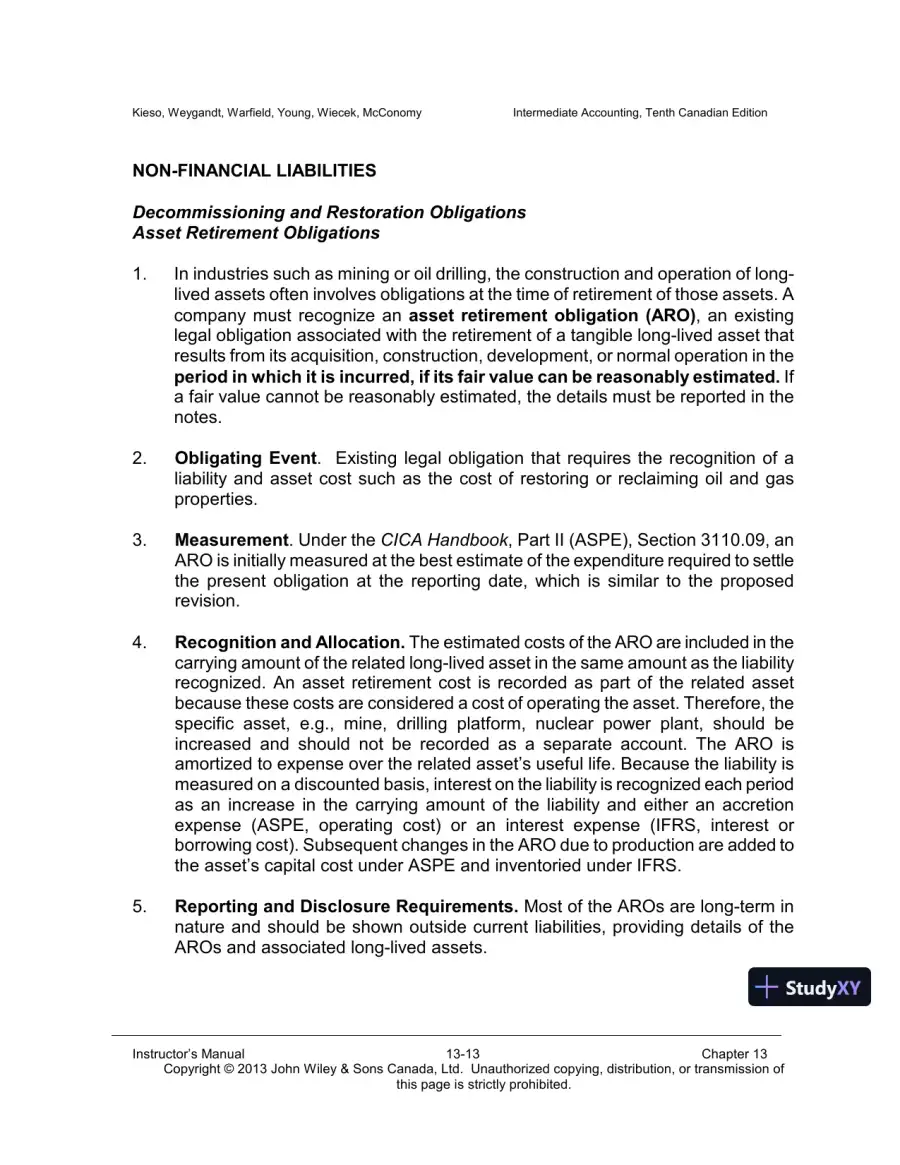 Intermediate Accounting, Volume 2, 10th Canadian Edition Lecture Notes, page 14