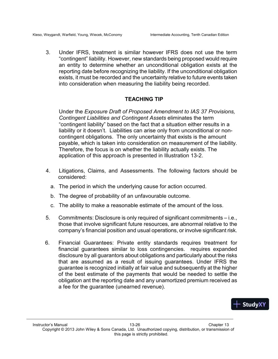 Intermediate Accounting, Volume 2, 10th Canadian Edition Lecture Notes, page 27