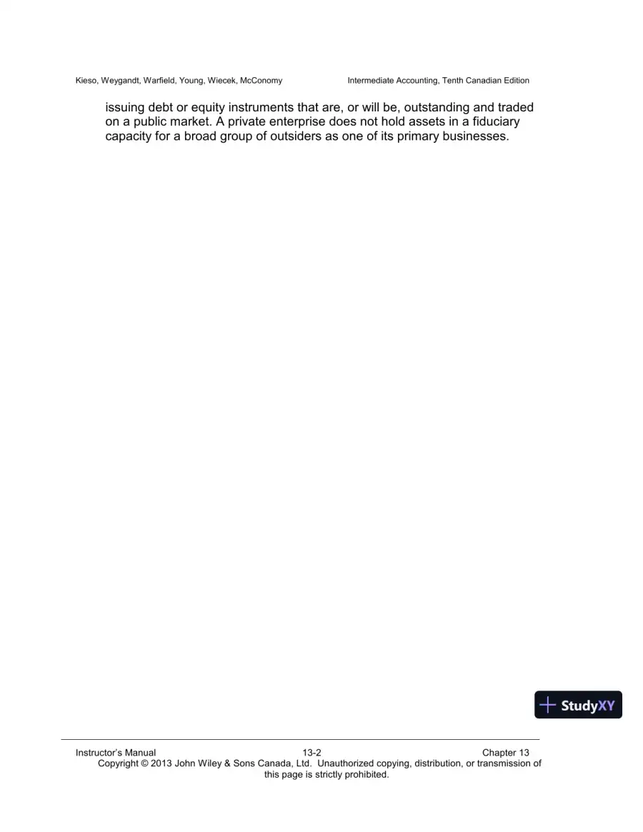Intermediate Accounting, Volume 2, 10th Canadian Edition Lecture Notes, page 3