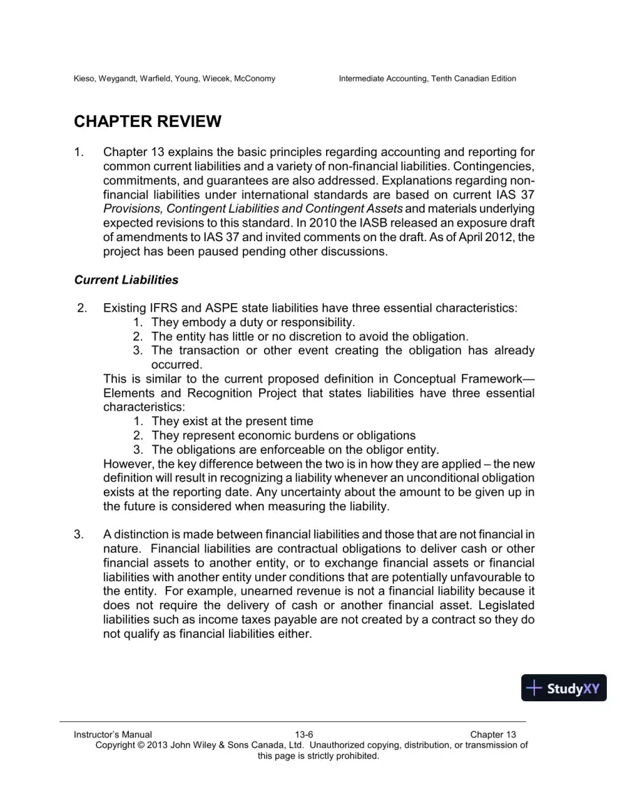 Intermediate Accounting, Volume 2, 10th Canadian Edition Lecture Notes, page 7