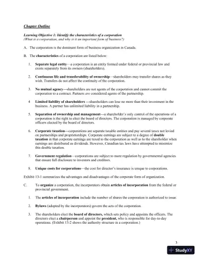 Lecture Notes for Horngren's Accounting, Volume 2, Eleventh Canadian Edition - Page 20 preview image