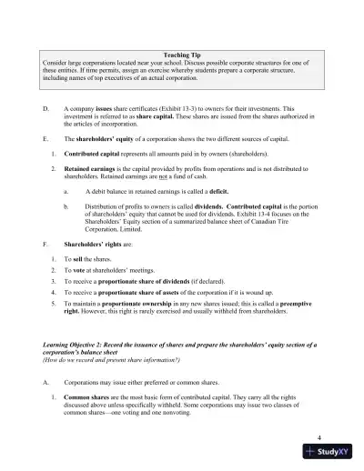 Lecture Notes for Horngren's Accounting, Volume 2, Eleventh Canadian Edition - Page 21 preview image