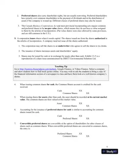 Lecture Notes for Horngren's Accounting, Volume 2, Eleventh Canadian Edition - Page 22 preview image