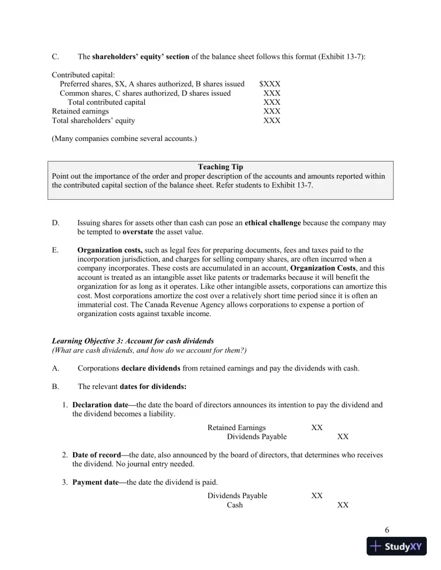 Lecture Notes for Horngren's Accounting, Volume 2, Eleventh Canadian Edition, page 23