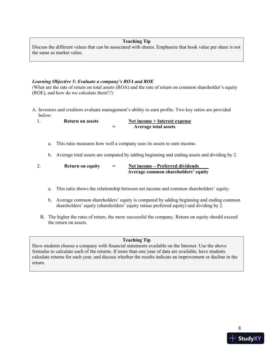 Lecture Notes for Horngren's Accounting, Volume 2, Eleventh Canadian Edition, page 25