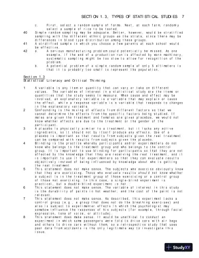 Solution Manual for Statistical Reasoning for Everyday Life, 5th Edition - Page 10 preview image