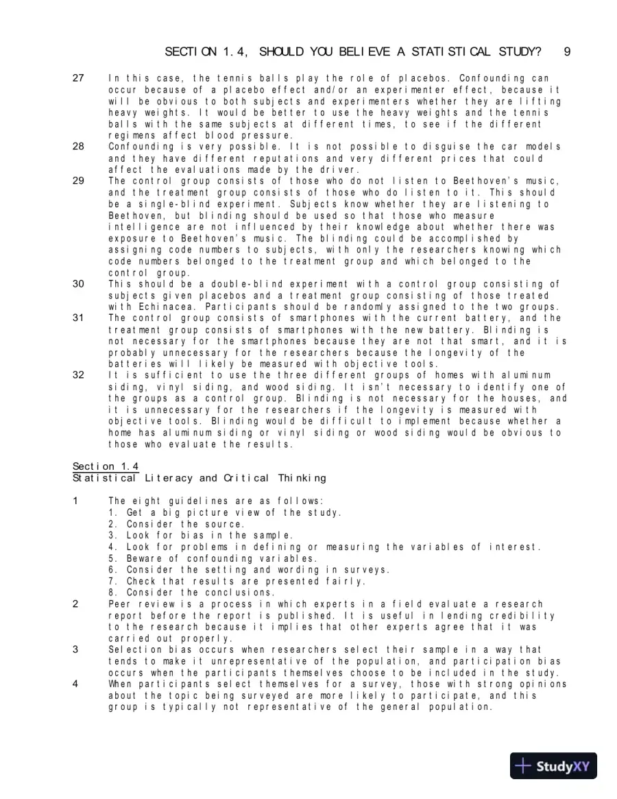 Solution Manual for Statistical Reasoning for Everyday Life, 5th Edition, page 12