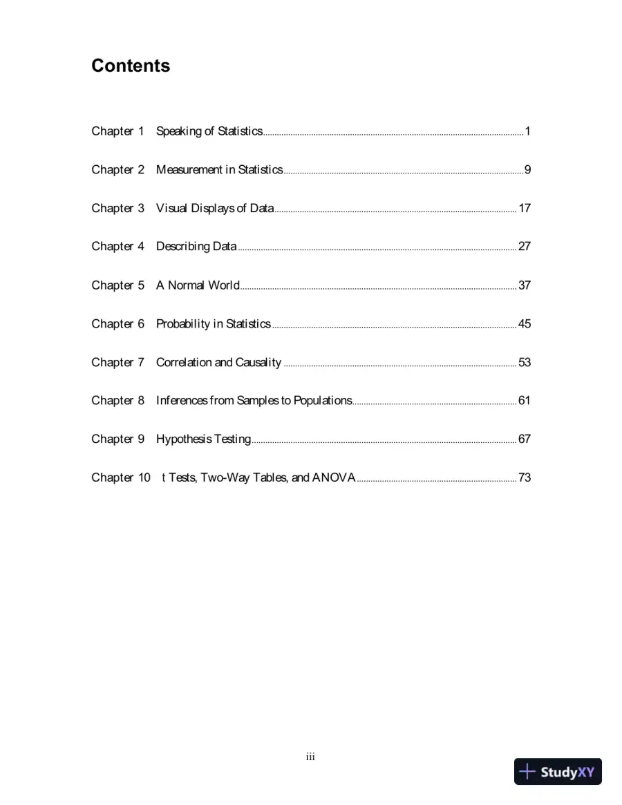 Solution Manual for Statistical Reasoning for Everyday Life, 5th Edition, page 3