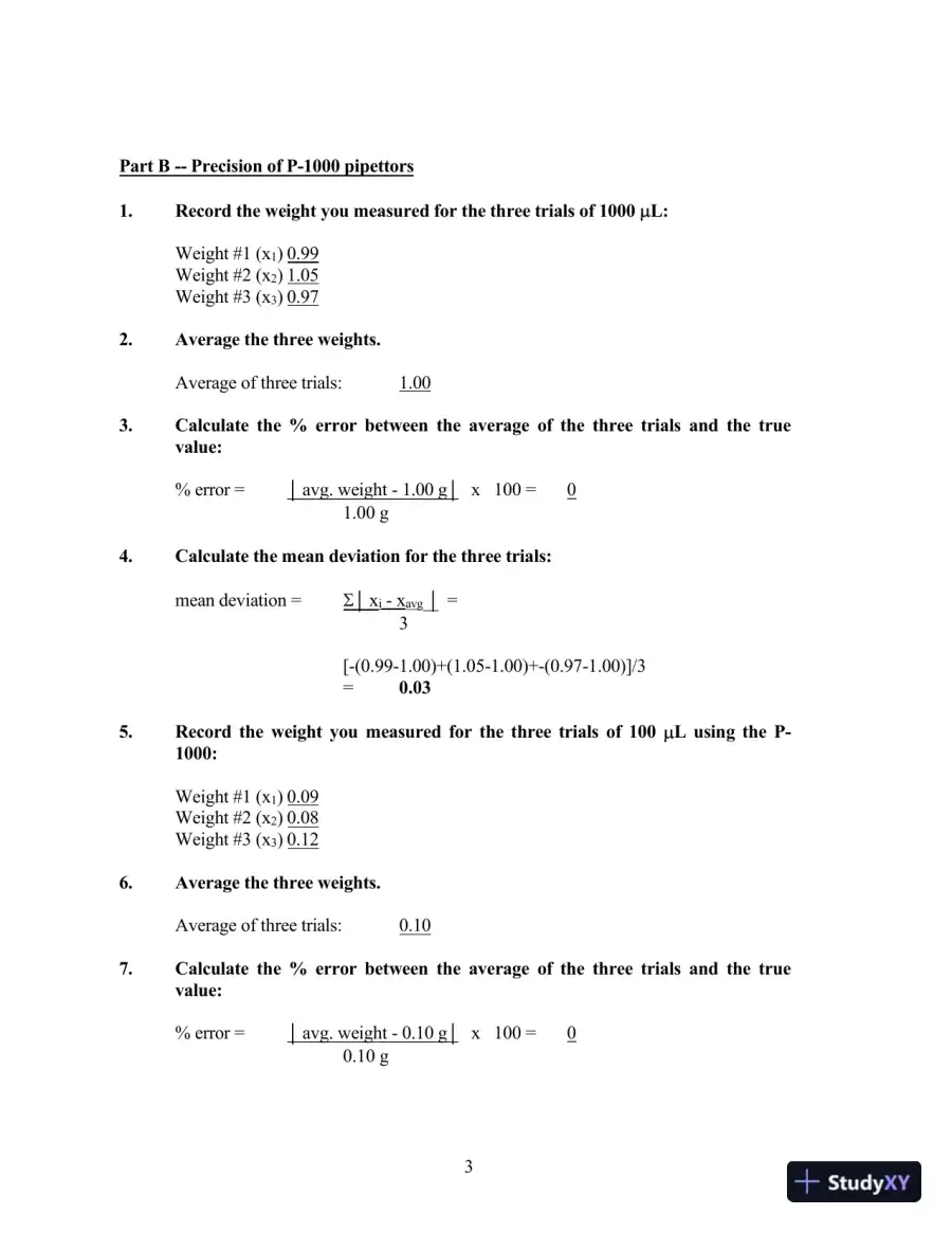 Solution Manual For Experiments in Biochemistry: A Hands-on Approach, 2nd Edition, page 10