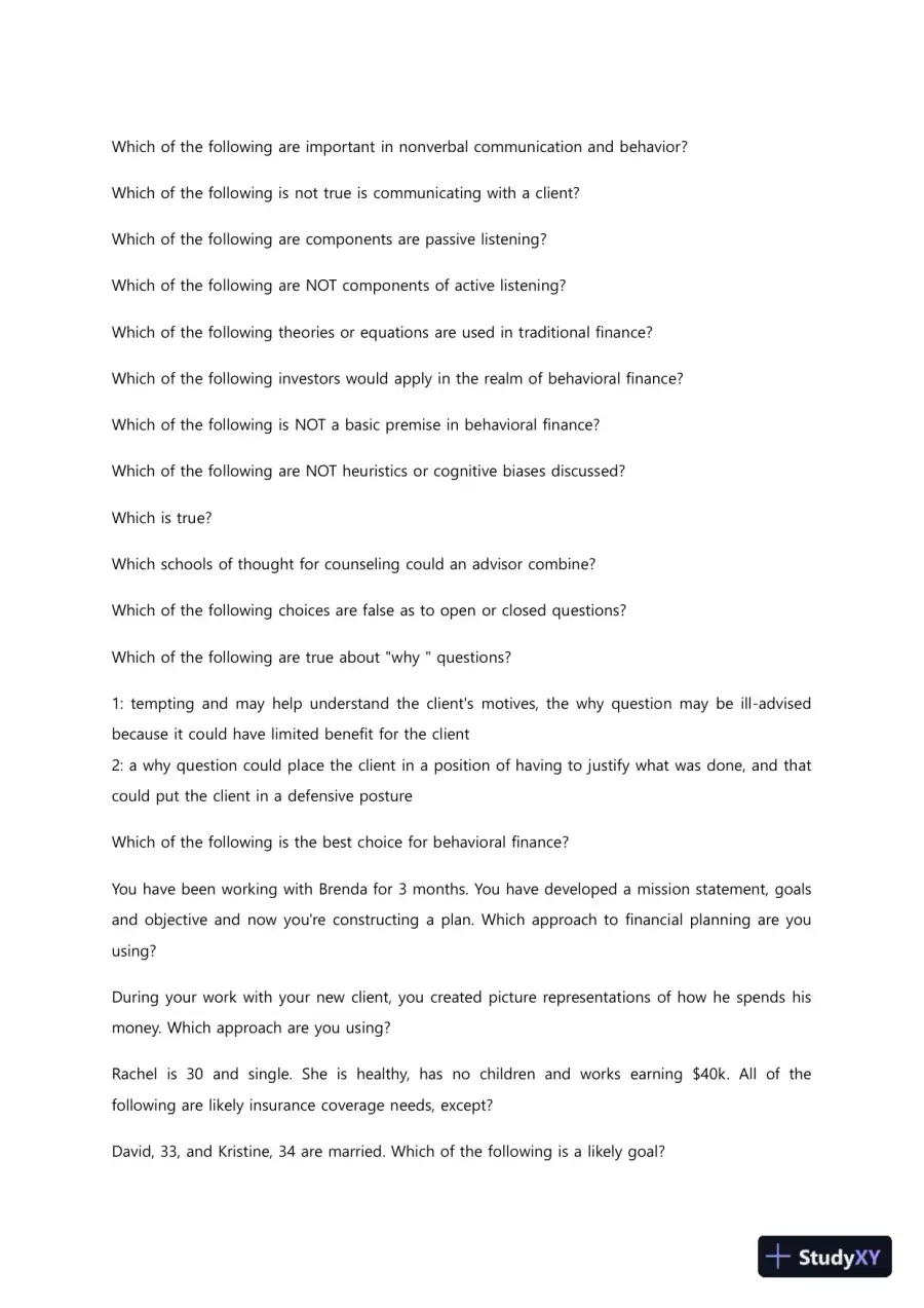 Liberty University BUSI352 Quiz 5 Complete Solutions Correct Answers Key, page 4