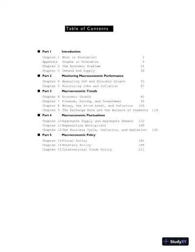 Solution Manual for Macroeconomics, 13th Edition - Page 1 preview image