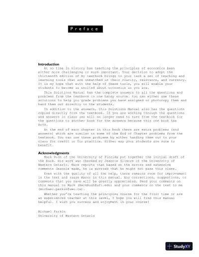 Solution Manual for Macroeconomics, 13th Edition - Page 3 preview image