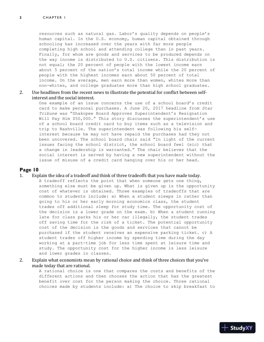 Solution Manual for Macroeconomics, 13th Edition, page 5