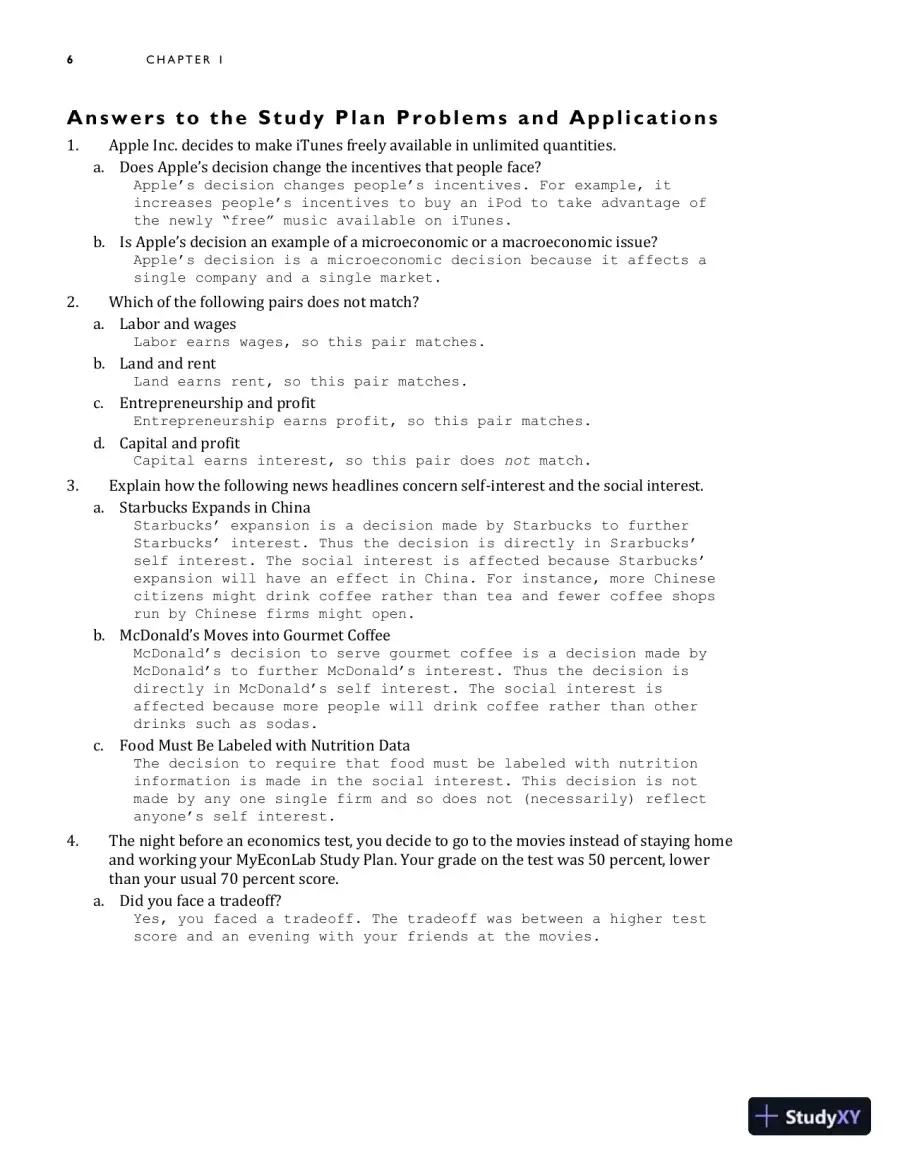 Solution Manual for Macroeconomics, 13th Edition, page 9