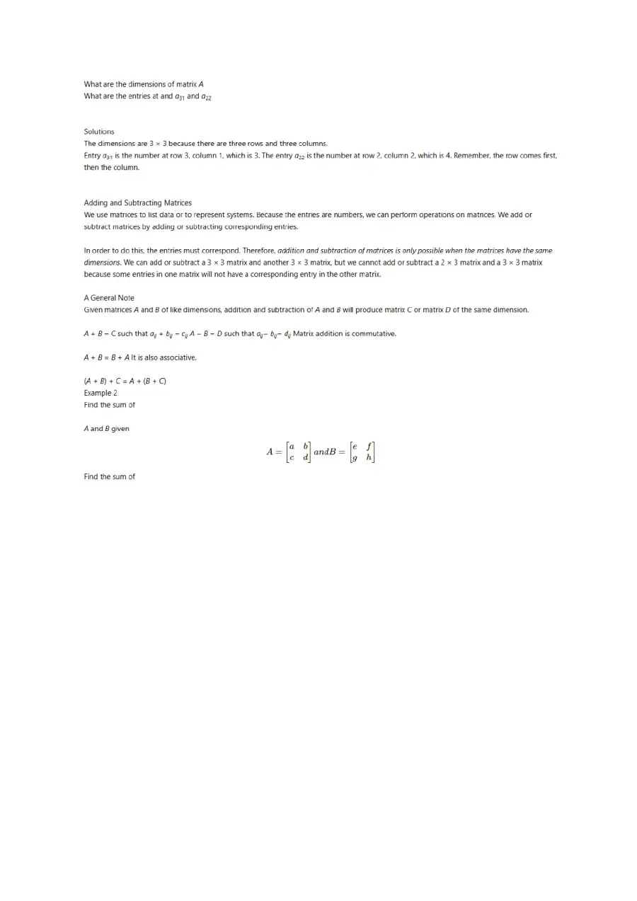 Module 4 Matrices, page 3