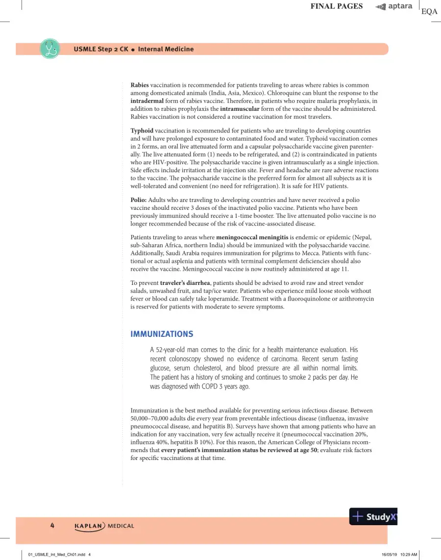 USMLE Step 2 CK Lecture Notes 2020: Internal Medicine (2019), page 16