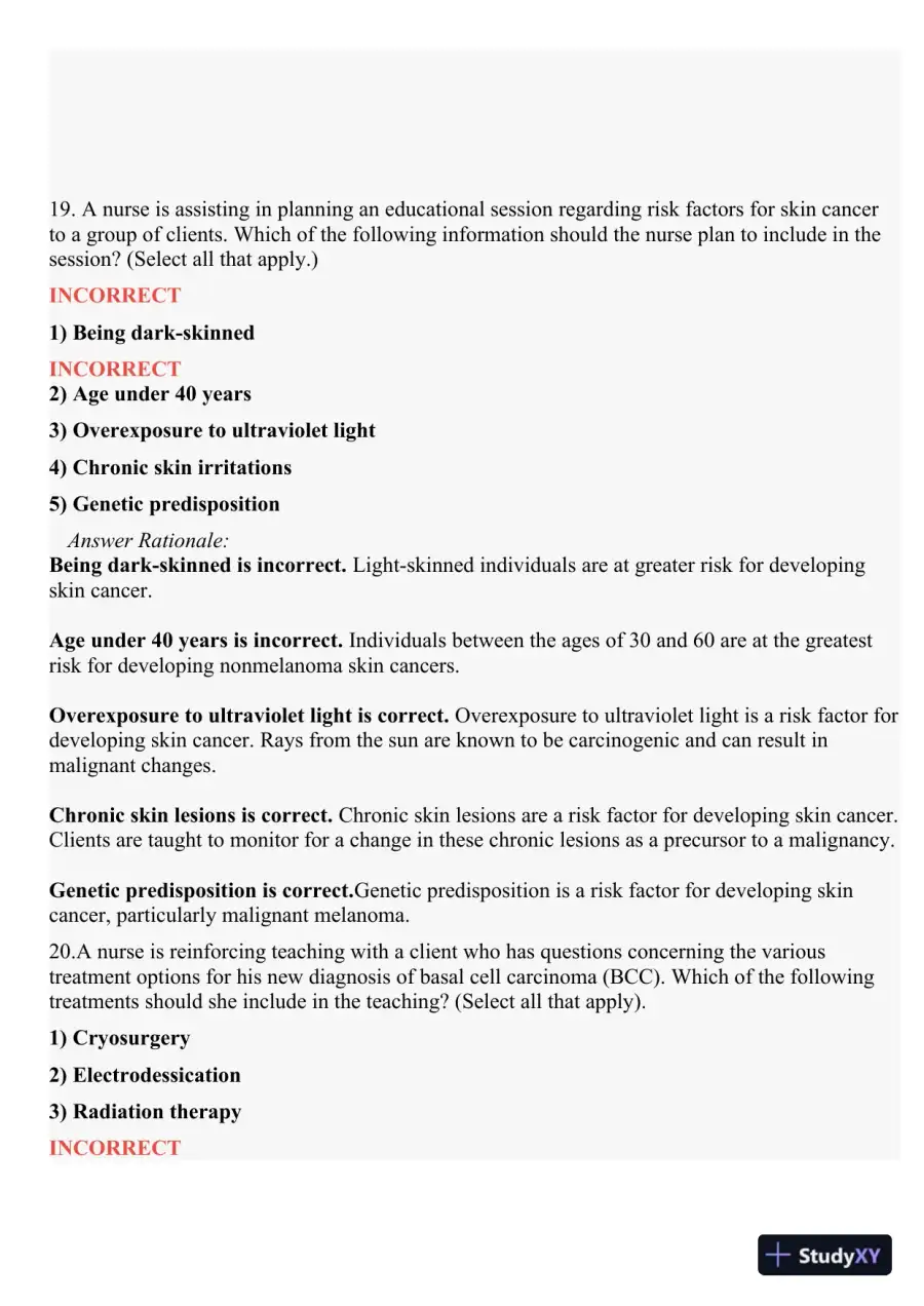 2021 HESI PN Medical surigical Proctored Exam Versions 2 With Answers (73 Solved Questions), page 14