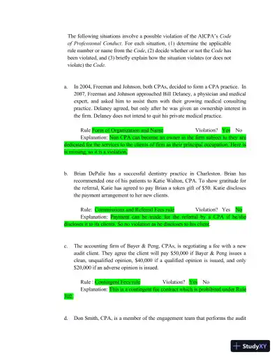 ACC 209 Auditing Exam 1 1 - Page 5 preview image