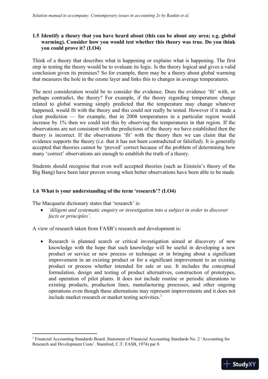 Solution Manual for Contemporary Issues in Accounting, 2nd Edition, page 12